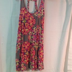 Sleeveless tunic shirt / bathing suit cover up